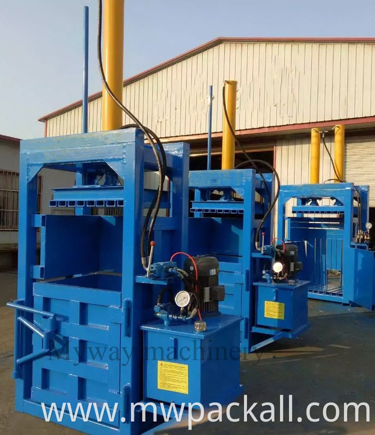 China Hydraulic Baler Machine/ Waste Cotton Baling Press Machine/baler with ce